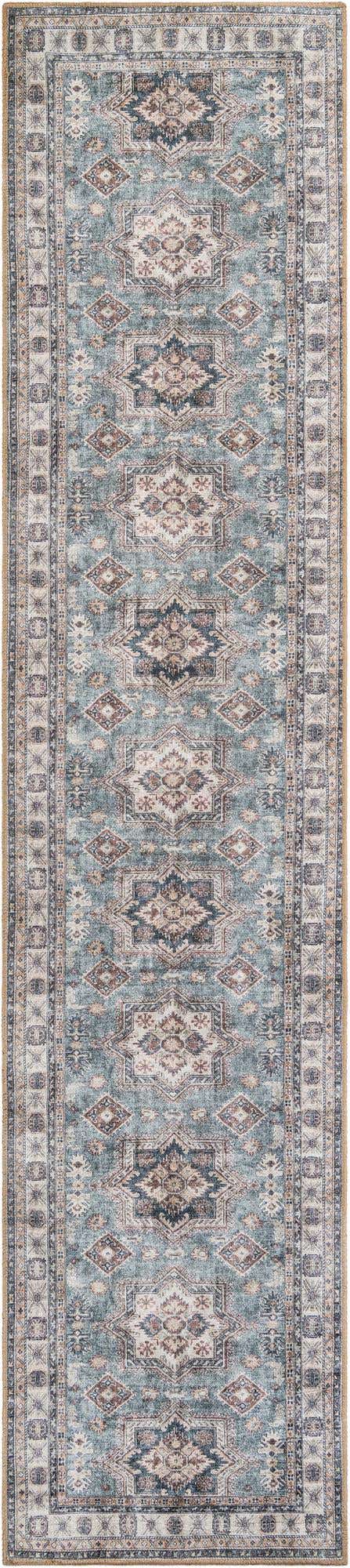 2' 7 x 12' Washable Timeless Runner Rug