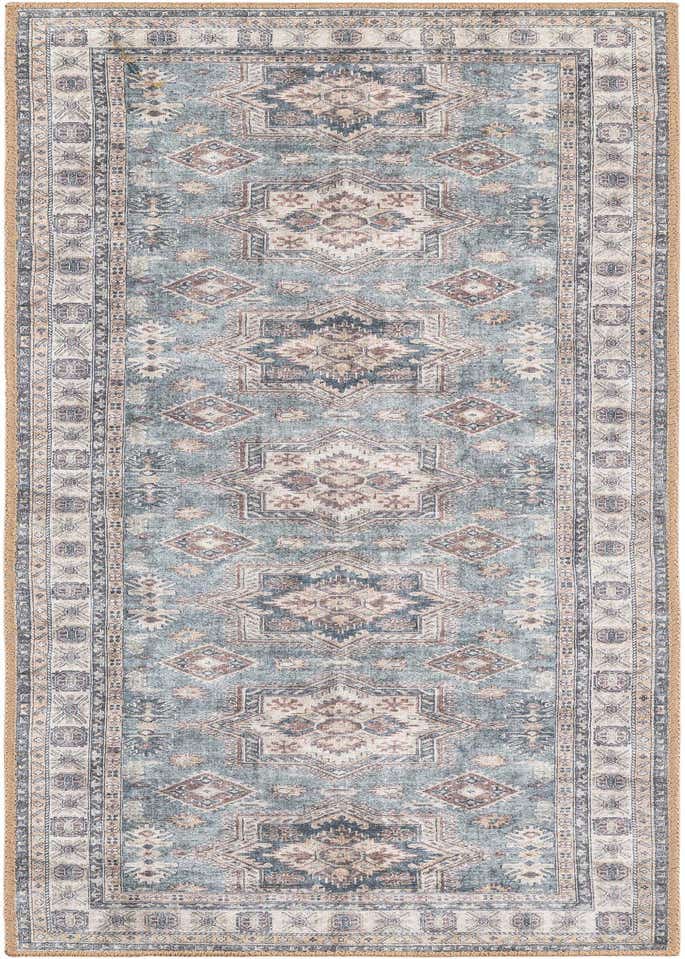 2' x 6' 1 Washable Timeless Runner Rug