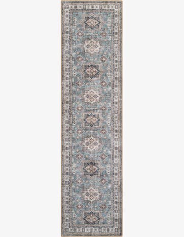 2' 7 x 10' Washable Timeless Runner Rug