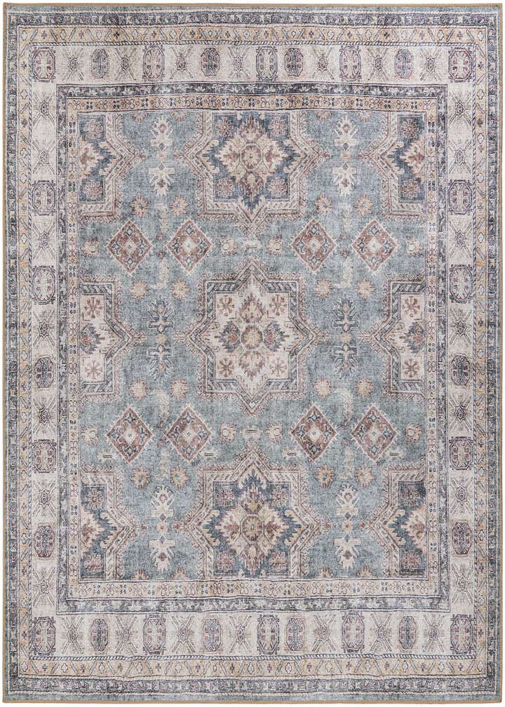 7' 10 x 7' 10 Washable Timeless Square Rug