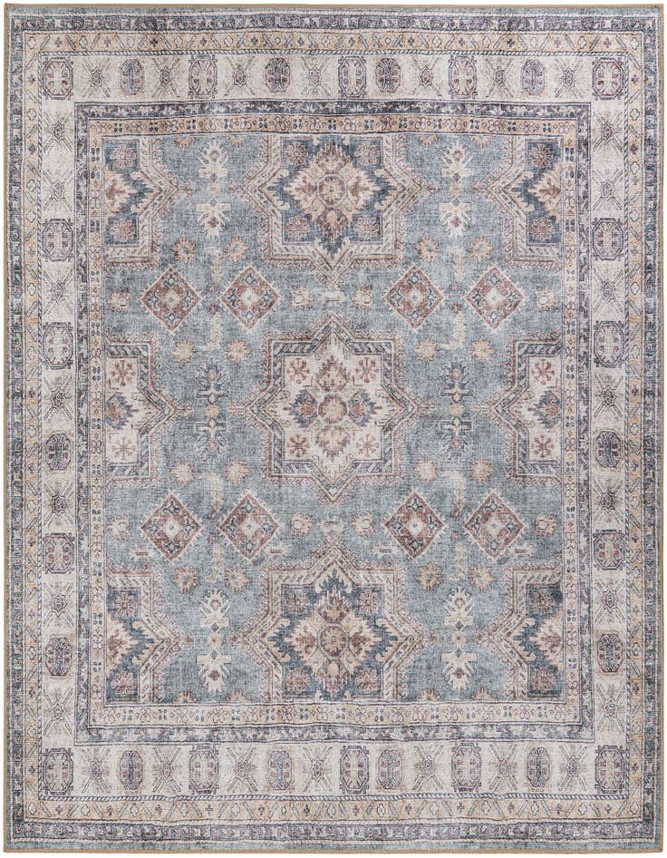 Detail image of 7' 10 x 7' 10 Washable Timeless Square Rug