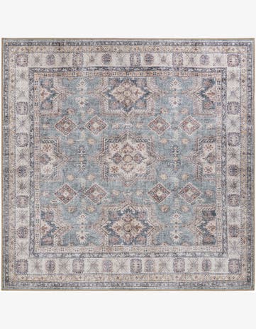 7' 10 x 7' 10 Washable Timeless Square Rug