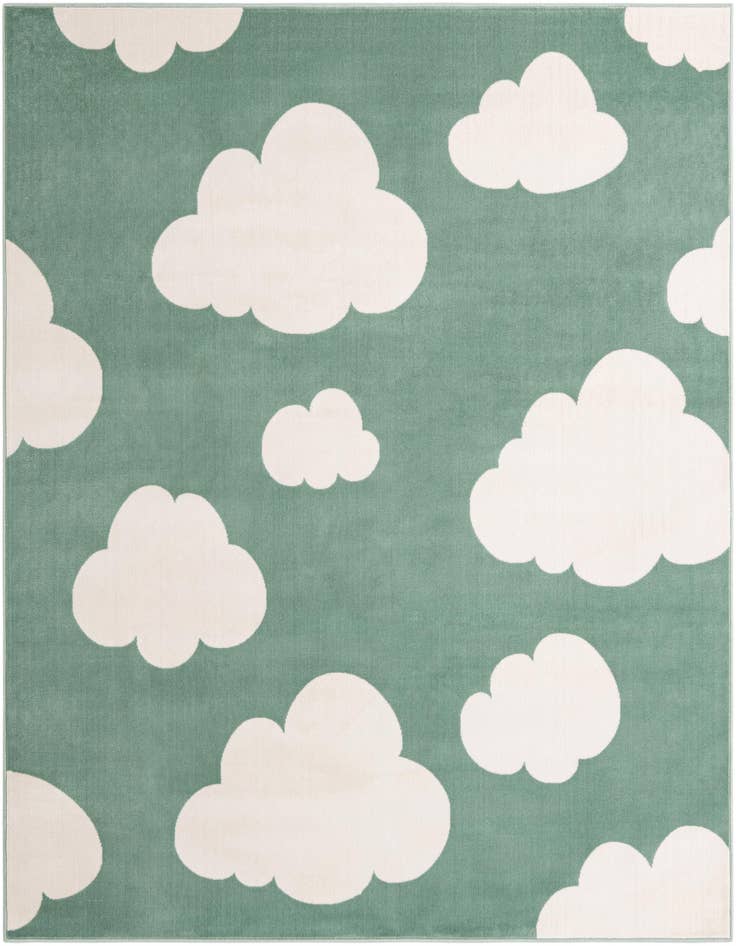 Detail image of 7' 10 x 7' 10 Whimsy Kids Square Rug
