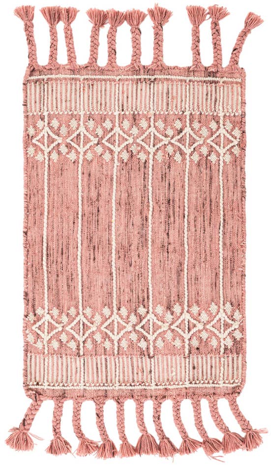Detail image of 2' x 3' 1 Easy-Clean Eco Bohemian Indoor / Outdoor Rug