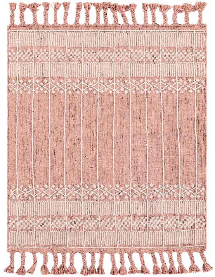 Detail image of 4' 1 x 6' 1 Easy-Clean Eco Bohemian Indoor / Outdoor Rug
