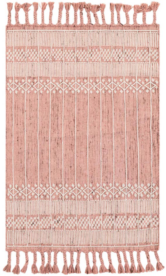 Detail image of 4' 1 x 6' 1 Easy-Clean Eco Bohemian Indoor / Outdoor Rug