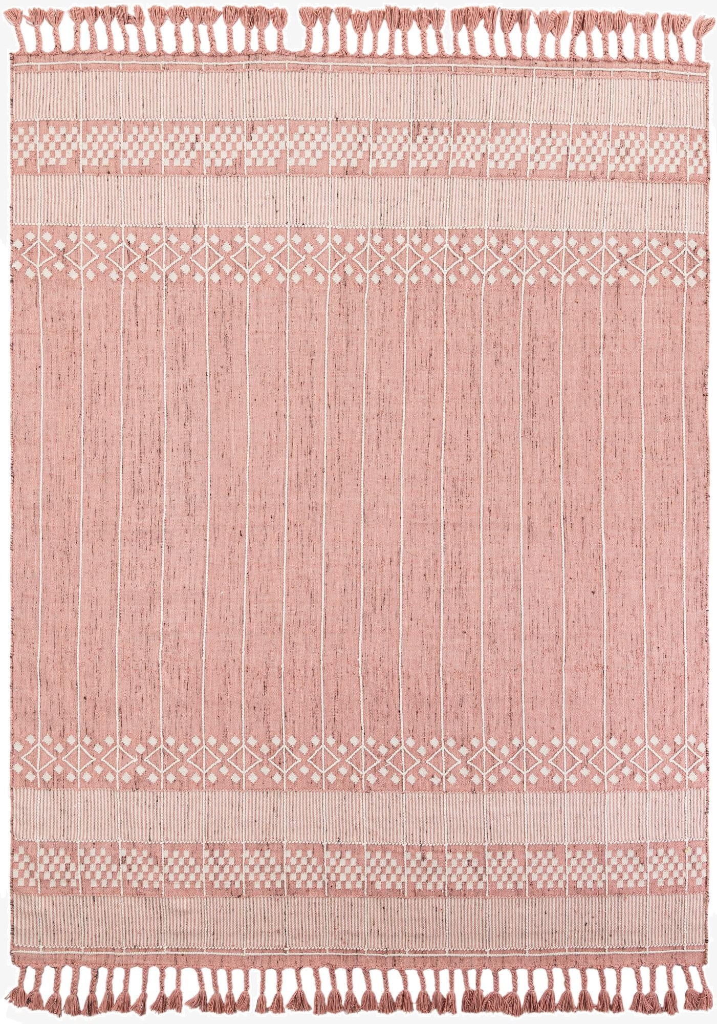 9' x 12'  Washable Eco Bohemian Indoor / Outdoor Rug