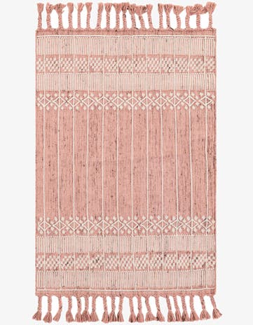 4' 1 x 6' 1 Easy-Clean Eco Bohemian Indoor / Outdoor Rug