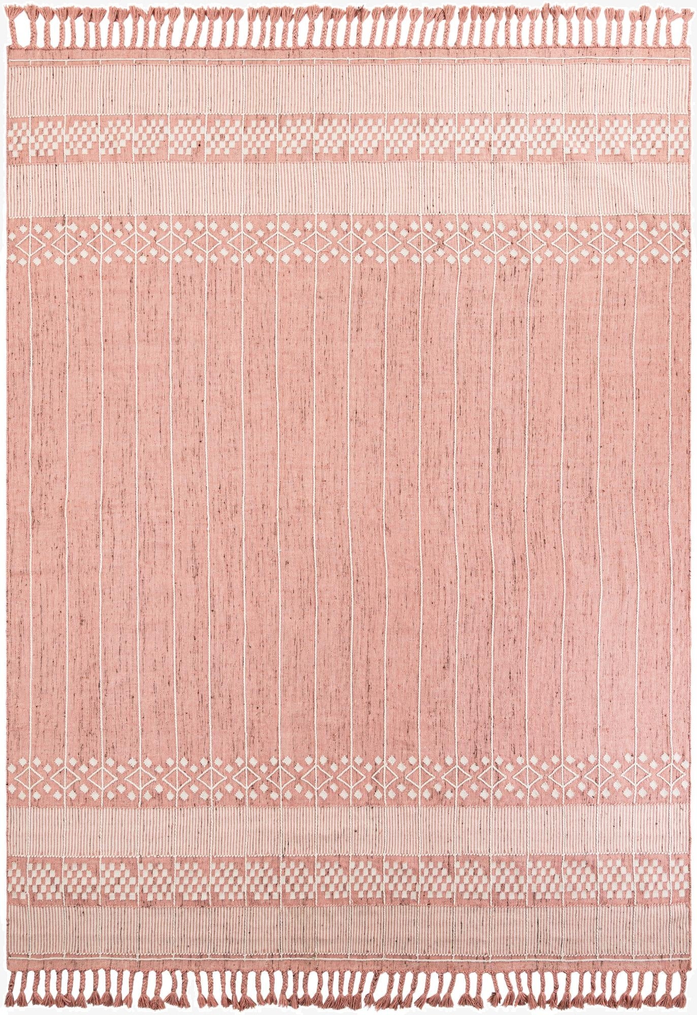 10' x 14' 1  Washable Eco Bohemian Indoor / Outdoor Rug