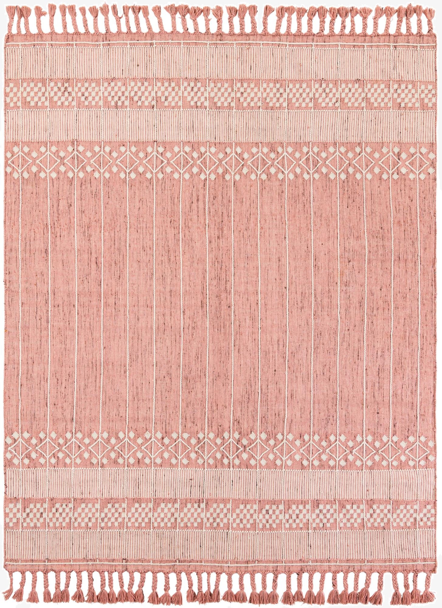 7' 10 x 10'  Washable Eco Bohemian Indoor / Outdoor Rug