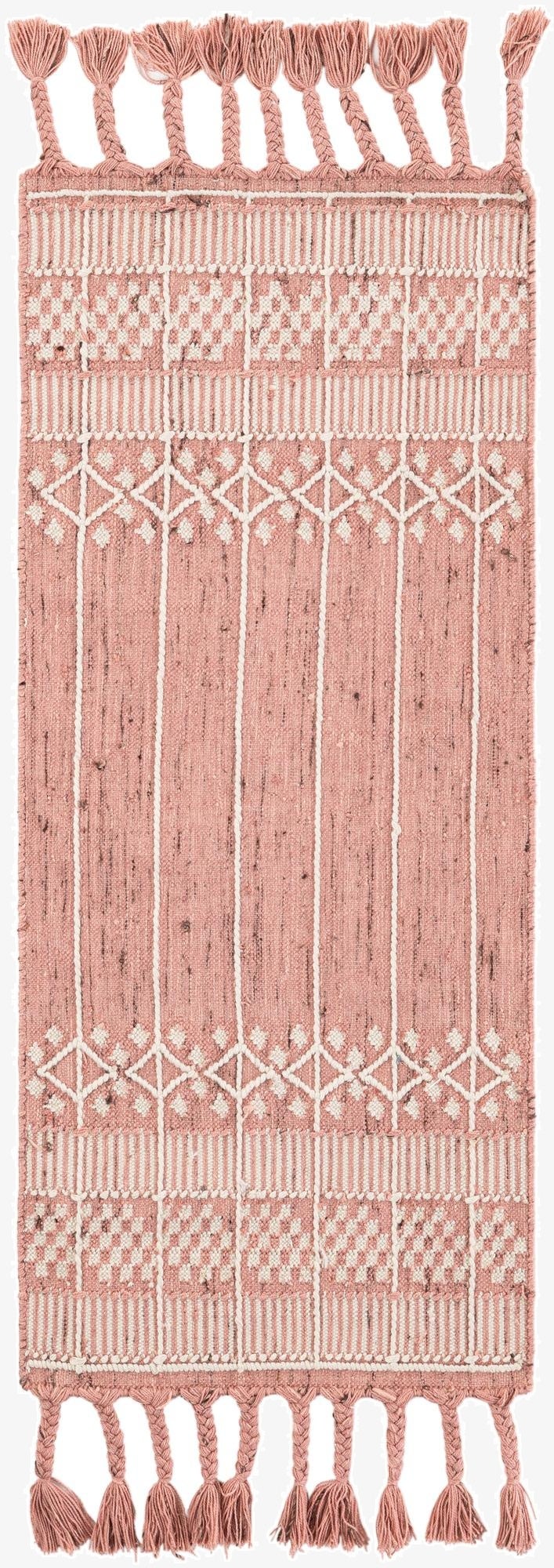 2' 2 x 5' 1  Washable Eco Bohemian Indoor / Outdoor Runner Rug