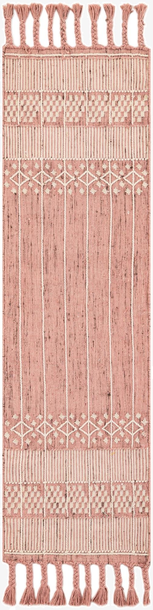 2' 2 x 8' 2  Washable Eco Bohemian Indoor / Outdoor Runner Rug