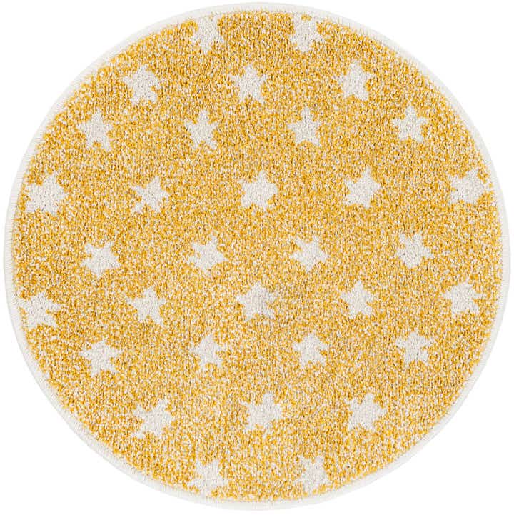 2' 2 x 2' 2 Whimsy Kids Round Rug