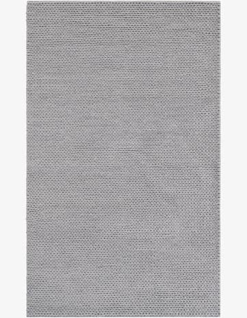 5' 1 x 8' Hand Woven Lana New Zealand Wool Rug