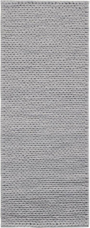 Detail image of 2' x 5' 1 Hand Woven Lana New Zealand Wool Runner Rug