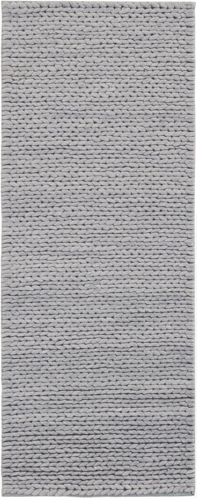 2' x 5' 1  Hand Woven Lana New Zealand Wool Runner Rug