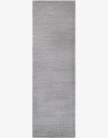 2' x 6' 7 Hand Woven Lana New Zealand Wool Runner Rug