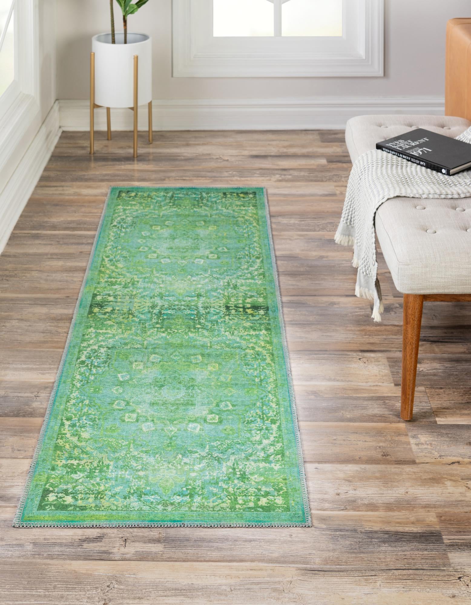 2' x 8' Washable Renaissance Runner Rug