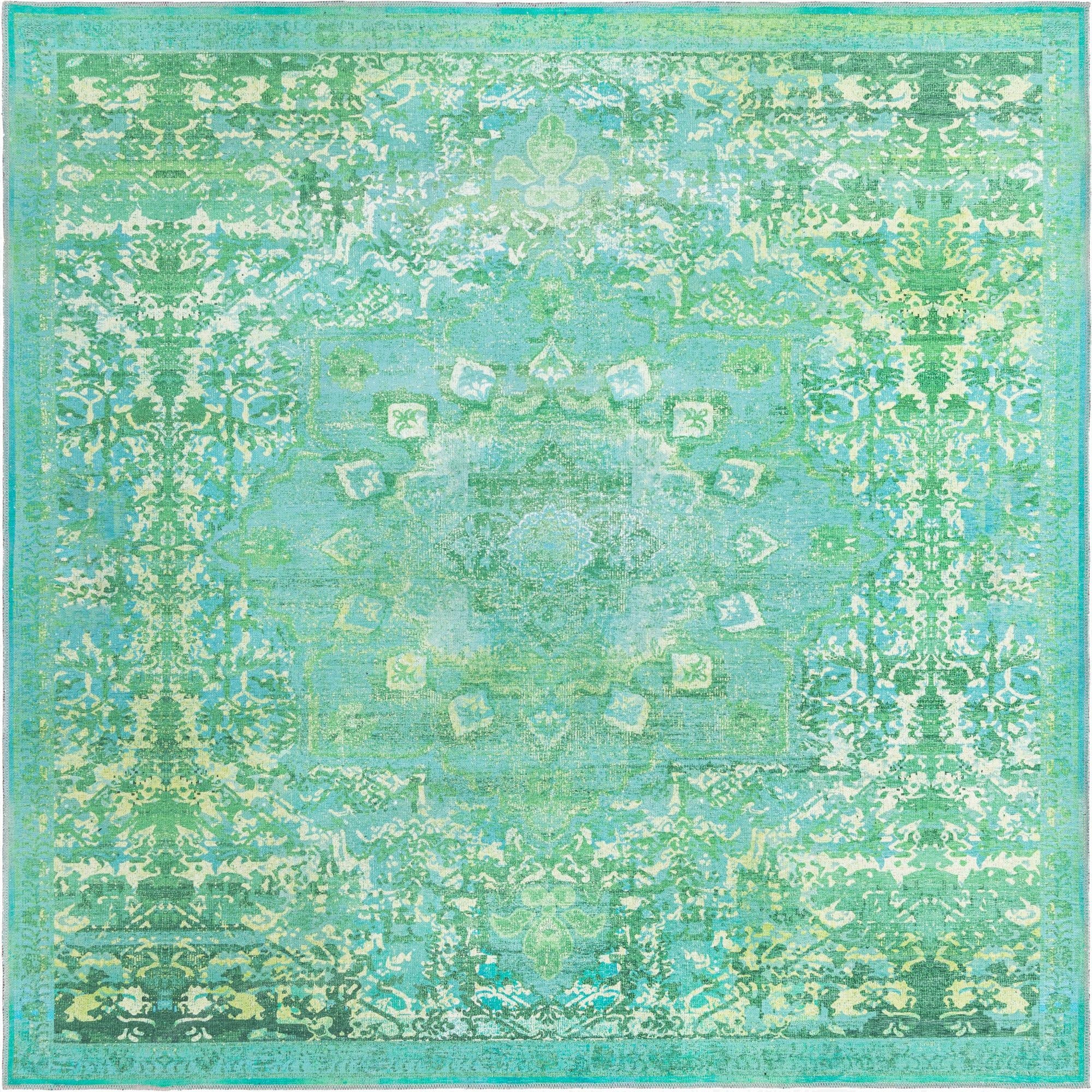 Primary image  7' 10 x 7' 10  Washable Francesca Square Rug