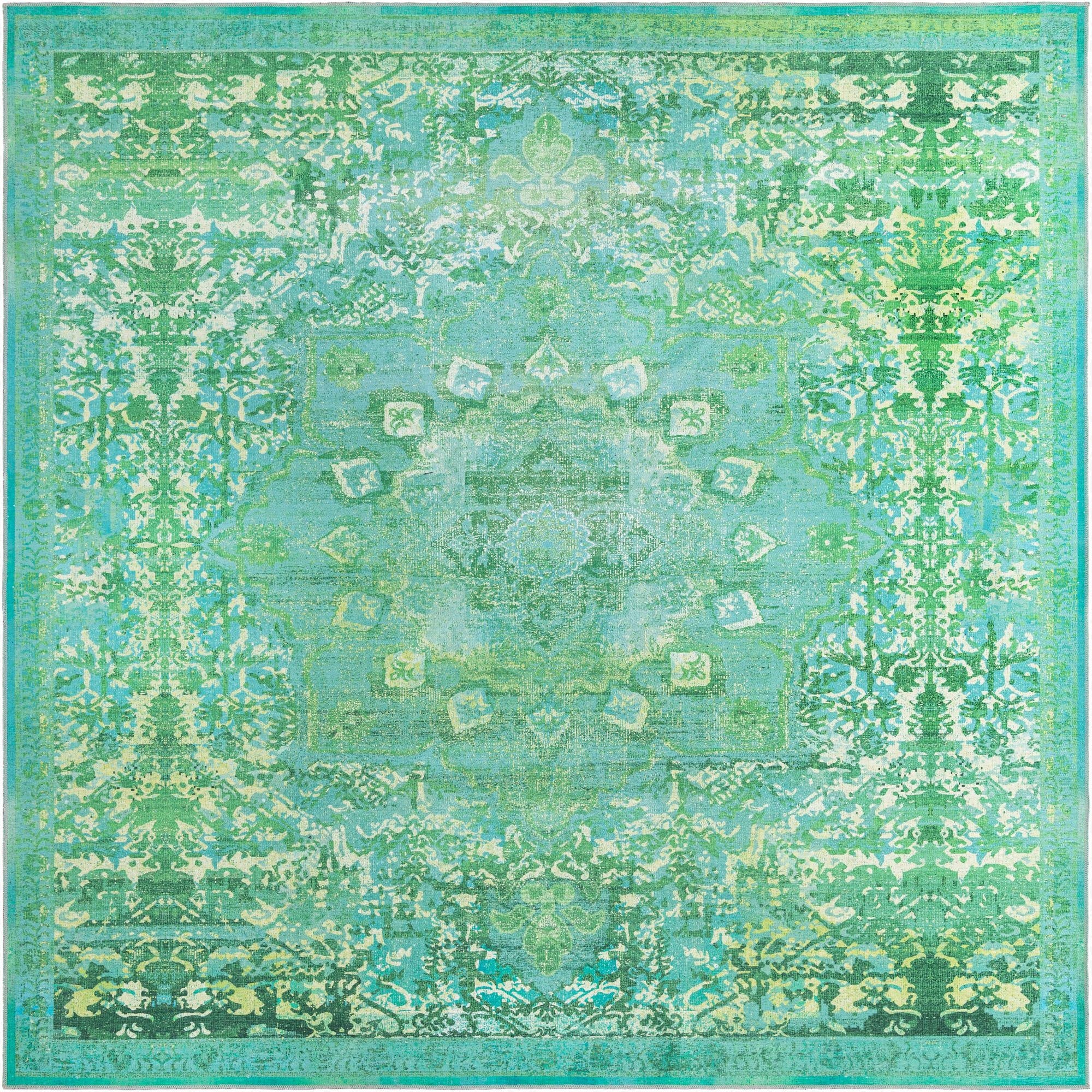 10' 6 x 10' 6 Washable Francesca Square Rug
