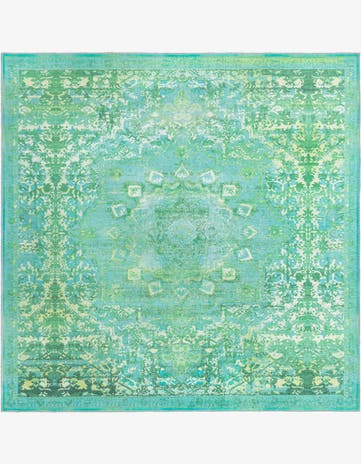 7' 10 x 7' 10 Washable Renaissance Square Rug