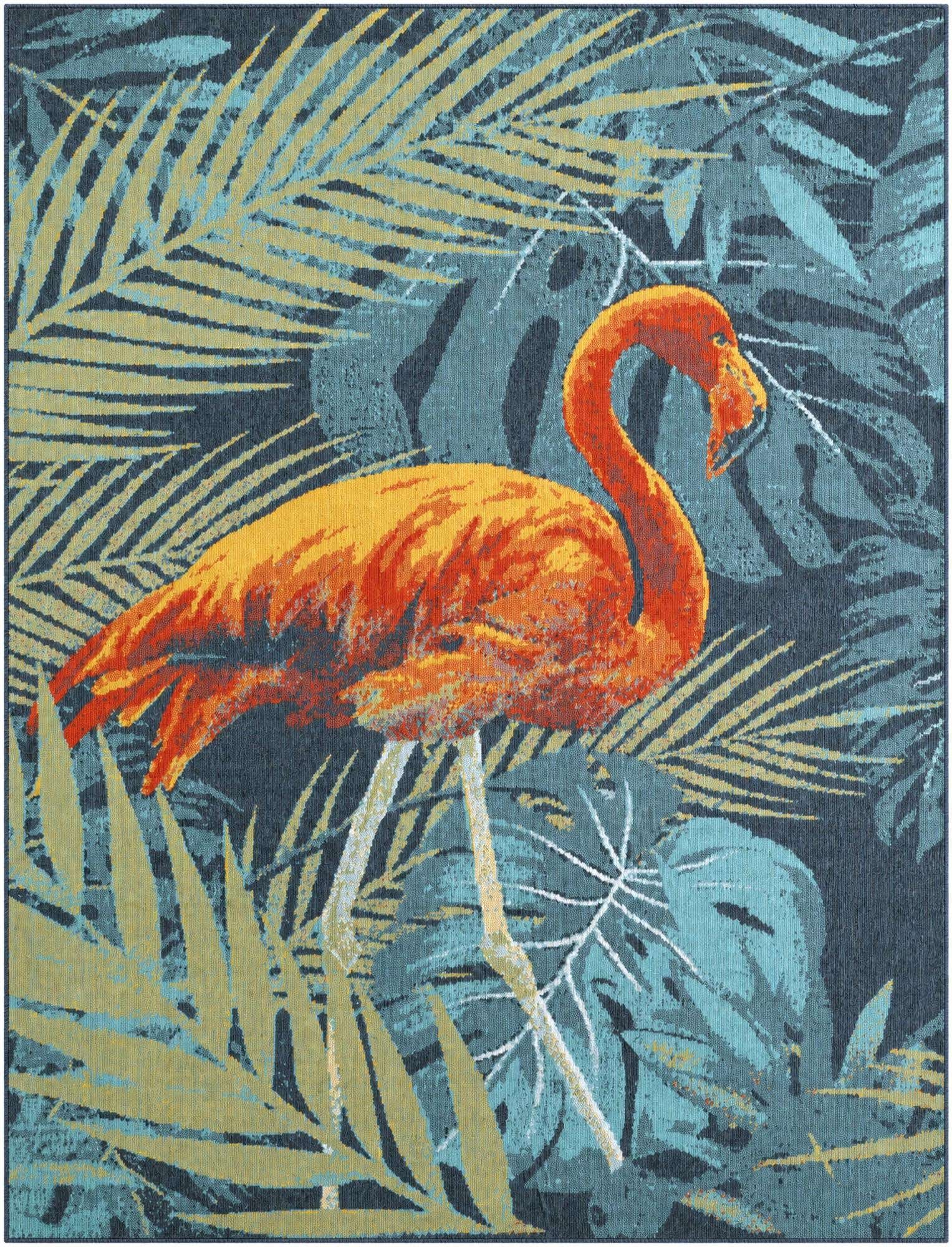 10' x 13' Stebbins · Border Outdoor Rug, multi