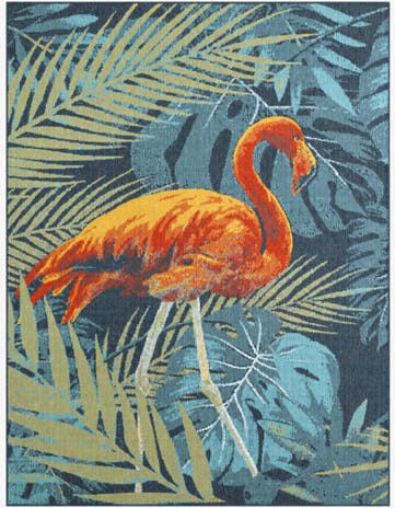 10' x 13' Stebbins · Border Outdoor Rug, multi