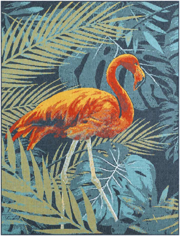 10' x 13' Stebbins · Border Outdoor Rug, multi