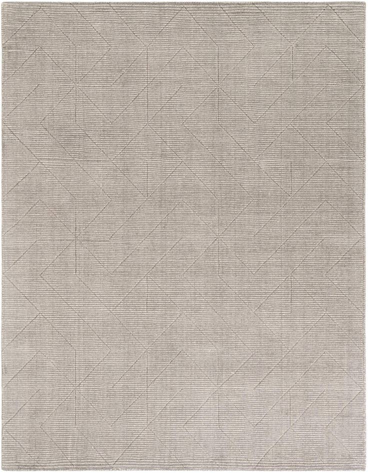 Detail image of 5' 1 x 8' WoolCraft Geometric Rug
