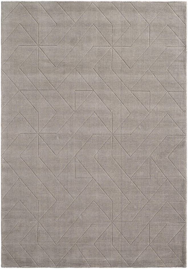 Detail image of 7' 1 x 10' WoolCraft Geometric Rug