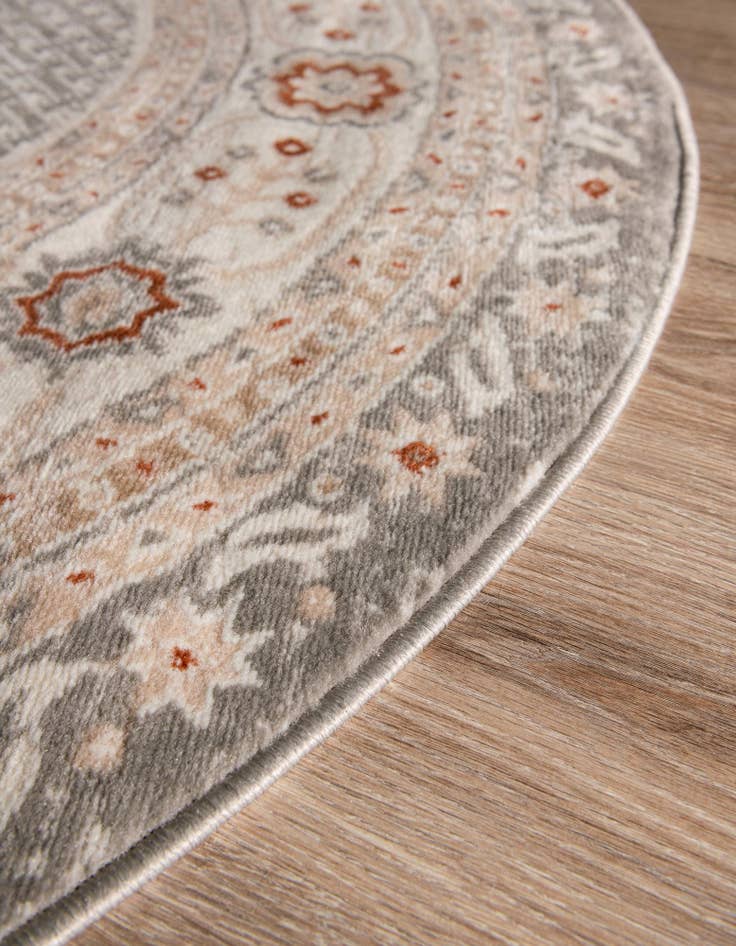 Detail image of 5' 3 x 5' 3 Charlotte Round Rug