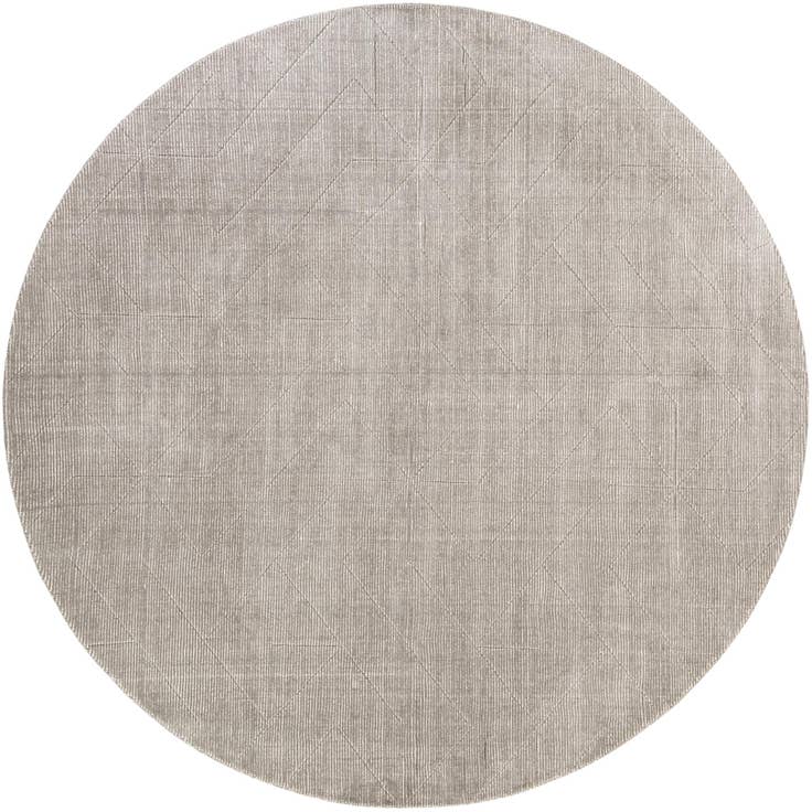 Detail image of 10' x 10' WoolCraft Geometric Round Rug