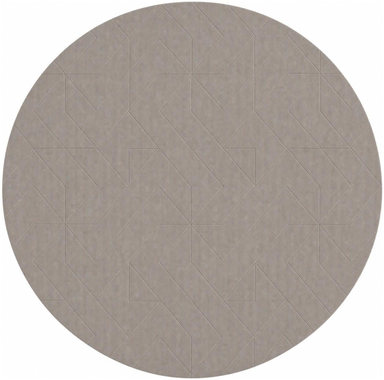 12' x 12' WoolCraft Geometric Round Rug
