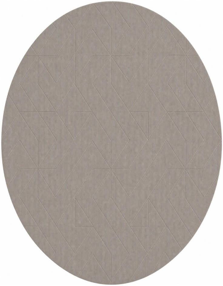 Detail image of 12' x 12' WoolCraft Geometric Round Rug