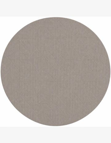 12' x 12' WoolCraft Geometric Round Rug