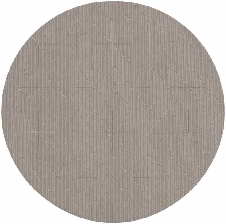 Detail image of 12' x 12' WoolCraft Geometric Round Rug