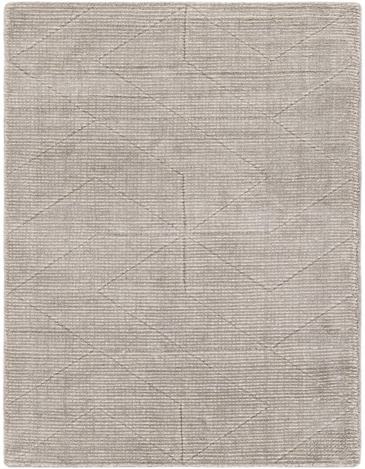 Detail image of 2' x 5' 1 WoolCraft Geometric Runner Rug