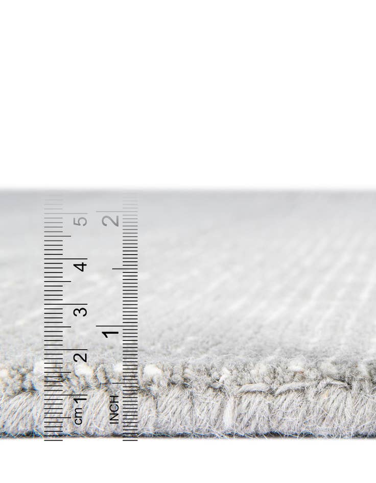 Detail image of 2' 7 x 10' WoolCraft Geometric Runner Rug