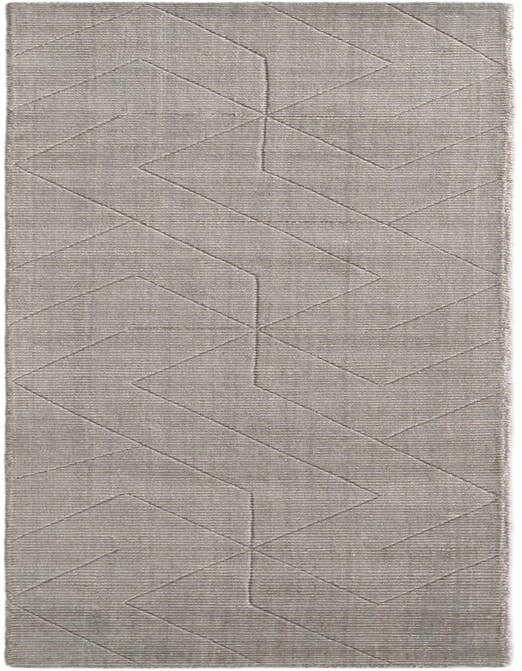Detail image of 2' 7 x 10' WoolCraft Geometric Runner Rug