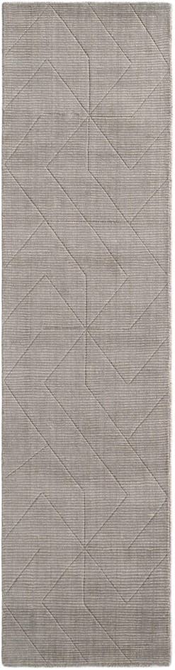 Detail image of 2' 7 x 10' WoolCraft Geometric Runner Rug