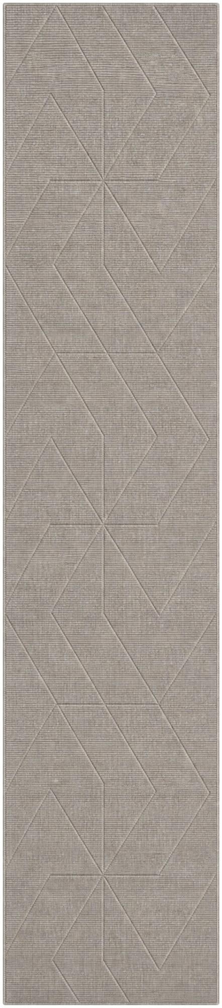 2' 7 x 12' WoolCraft Geometric Runner Rug