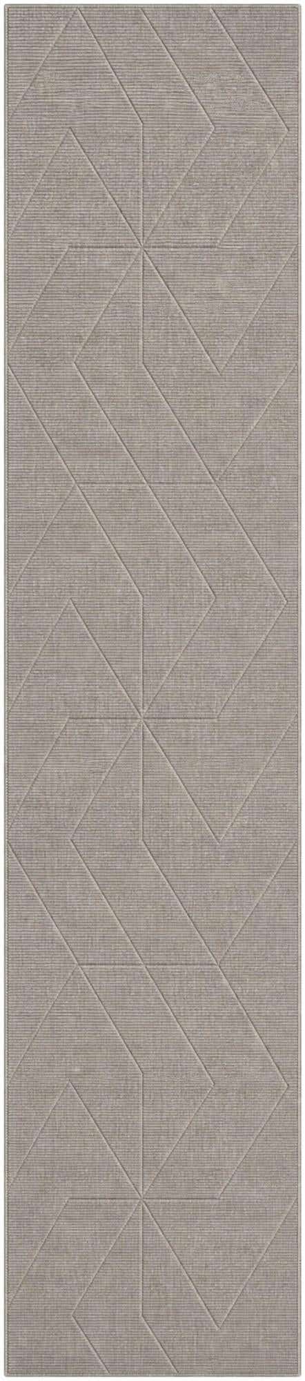 2' 7 x 12' WoolCraft Geometric Runner Rug