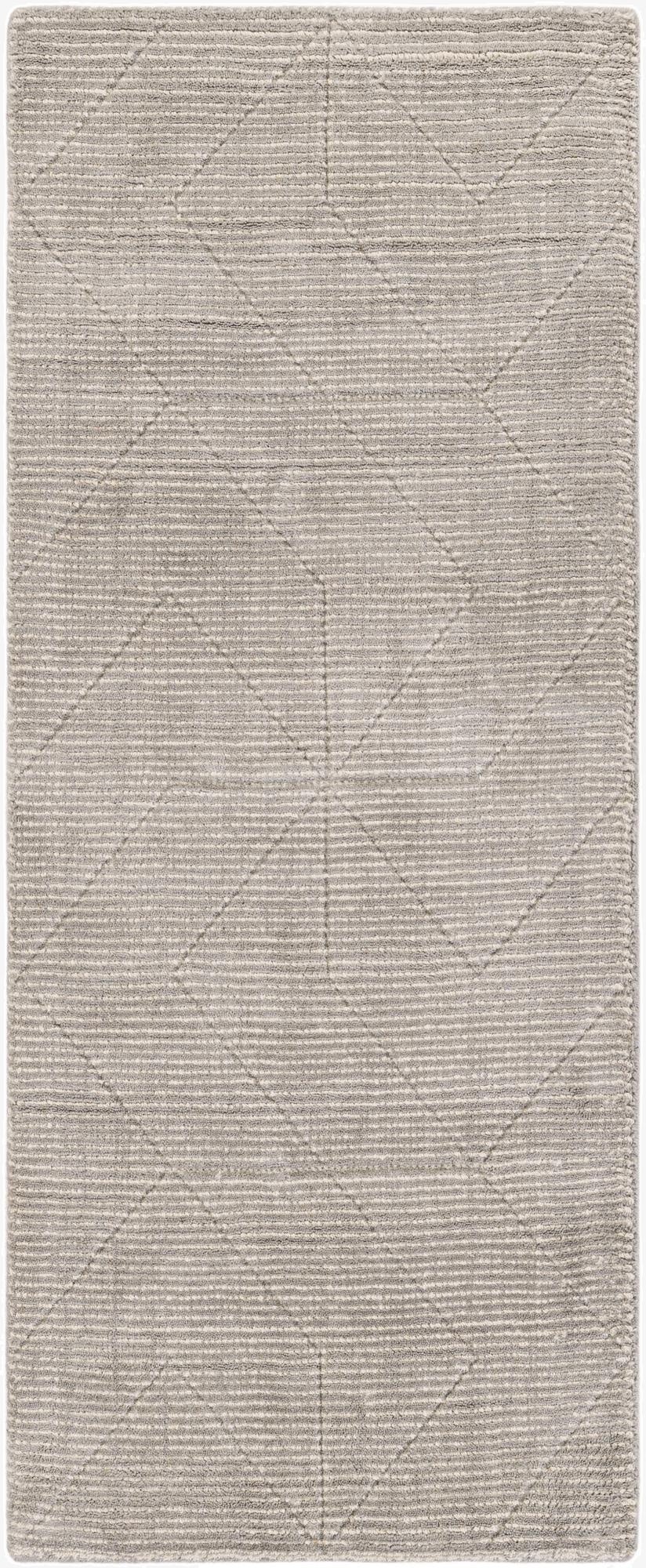 2' x 5' 1 WoolCraft Geometric Runner Rug