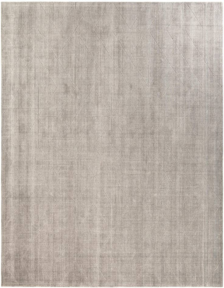 Detail image of 10' x 10' WoolCraft Geometric Square Rug