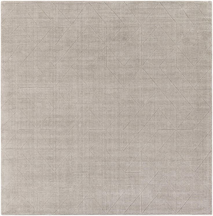 Detail image of 7' 10 x 7' 10 WoolCraft Geometric Square Rug