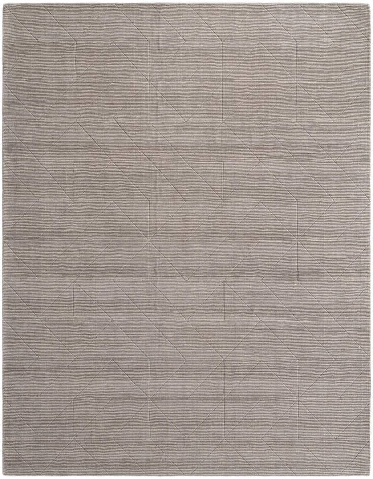 Detail image of 12' x 12' WoolCraft Geometric Square Rug