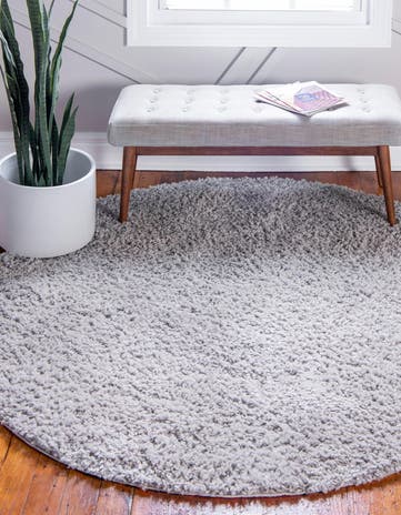 2' x 2' Zermatt Shag Round Rug