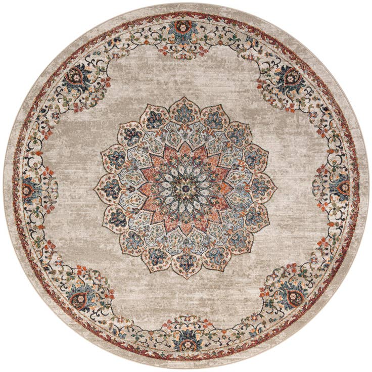 Detail image of 8' x 8' Isabella Round Rug