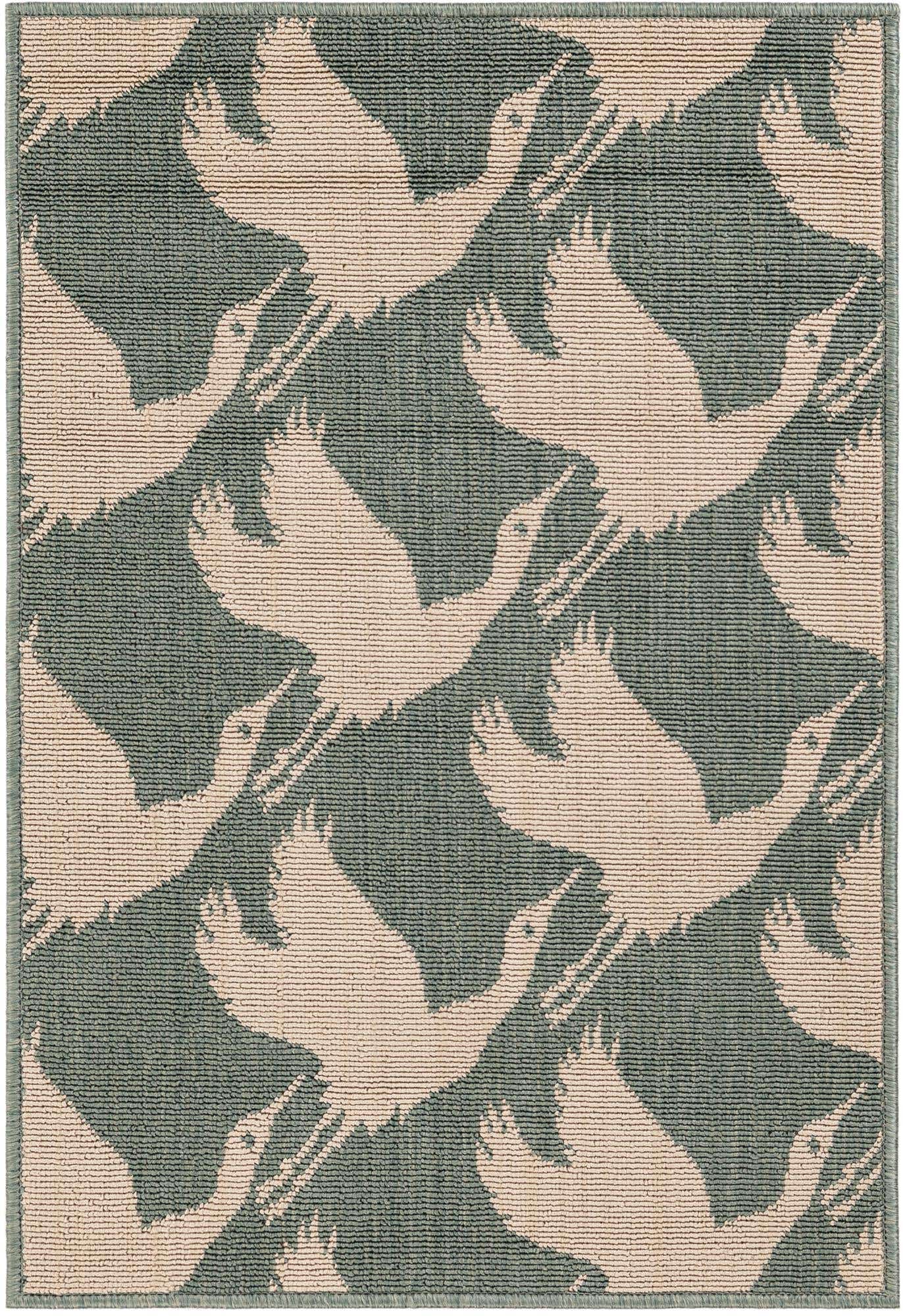 2' x 3' Easy-Clean Coastal Indoor / Outdoor Rug