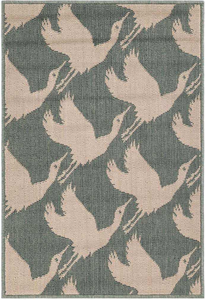 2' x 3' Easy-Clean Coastal Indoor / Outdoor Rug